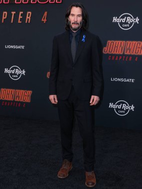 Kanadalı aktör Keanu Reeves, 20 Mart 2023 'te Hollywood, Los Angeles, Kaliforniya, ABD' deki TCL Çin Tiyatrosu IMAX 'te düzenlenen 