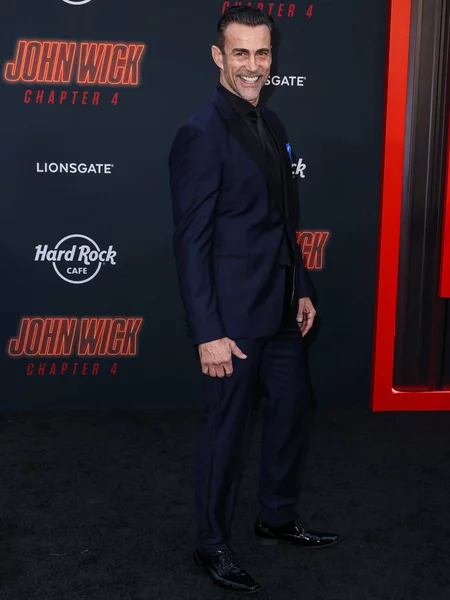 stock image Swiss actor Daniel Bernhardt arrives at the Los Angeles Premiere Of Lionsgate's 'John Wick: Chapter 4' held at the TCL Chinese Theatre IMAX on March 20, 2023 in Hollywood, Los Angeles, California, United States.