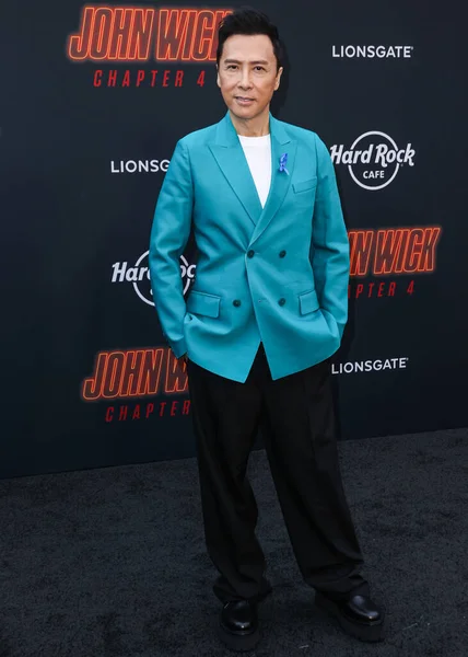 Hong Kong 'lu aktör, dövüş sanatçısı ve aksiyon yönetmeni Donnie Yen, 20 Mart 2023' te Hollywood, Los Angeles, Kaliforniya, ABD 'de bulunan TCL Çin Tiyatrosu IMAX' te düzenlenen 