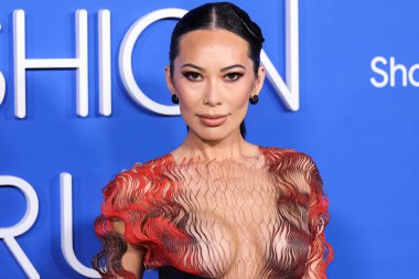 Christine Chiu, Moda Vakfı 'na geldi. Ödül 2023, 21 Mart 2023 tarihinde Hollywood, Los Angeles, Kaliforniya, ABD 'de Goya Stüdyoları' nda düzenlendi..