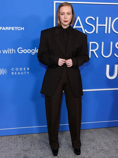 ハンナ アイニンバインダーがファッション トラスト アメリカに到着 2023年3月21日に米国カリフォルニア州ロサンゼルスのハリウッドで開催されたGoya Studiosで賞を受賞 — ストック写真