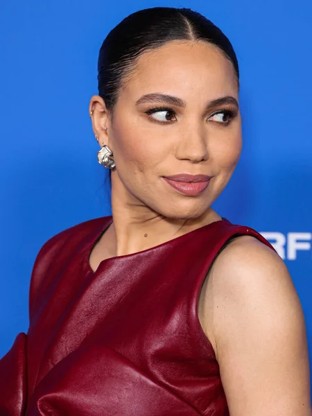 Stock image Jurnee Smollett arrives at the Fashion Trust U.S. Awards 2023 held at Goya Studios on March 21, 2023 in Hollywood, Los Angeles, California, United States.