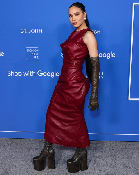 斯摩莱特 Jurnee Smollett 抵达美国时尚信托基金2023年度大奖于2023年3月21日在美国加利福尼亚州洛杉矶好莱坞的戈雅工作室举行 — 图库照片