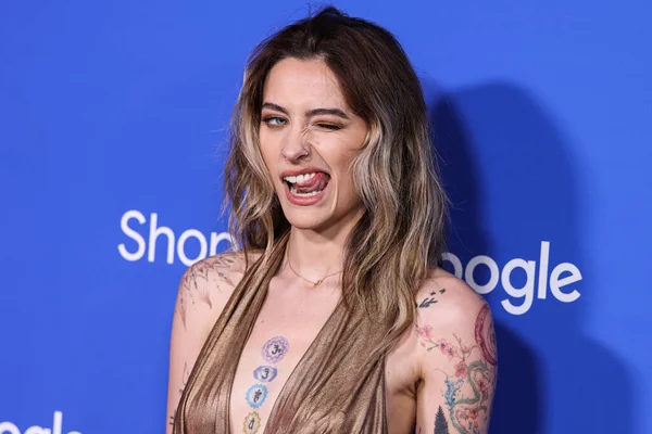 Paris Jackson Amerika Moda Vakfı 'na vardı. Ödül 2023, 21 Mart 2023 tarihinde Hollywood, Los Angeles, Kaliforniya, ABD 'de Goya Stüdyoları' nda düzenlendi..