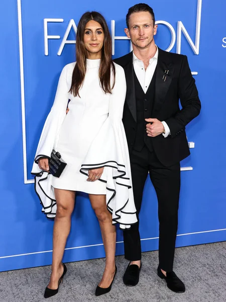 stock image Tara Tucker and Jonathan Tucker arrive at the Fashion Trust U.S. Awards 2023 held at Goya Studios on March 21, 2023 in Hollywood, Los Angeles, California, United States.