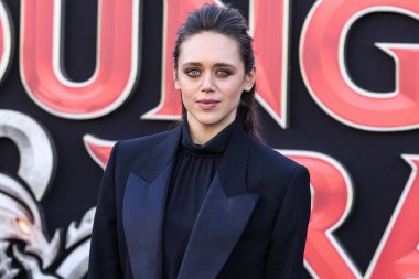 İngiliz aktris Daisy Head, 26 Mart 2023 'te Westwood, Los Angeles, Kaliforniya, ABD' deki Regency Village Theatre 'da düzenlenen Los Angeles Premiere Of Paramount Pictures ve eOne' ın 'Dungeons & Dragons: Honor among Thieves' adlı filmine geldi.