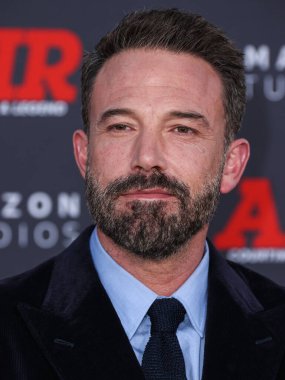 Amerikalı aktör ve film yapımcısı Ben Affleck, 27 Mart 2023 'te Westwood, Los Angeles, Kaliforniya, ABD' deki Regency Village Theatre 'da düzenlenen Amazon Stüdyolarının ve Skydance Media' nın 'Air' in dünya prömiyerine geldi.. 