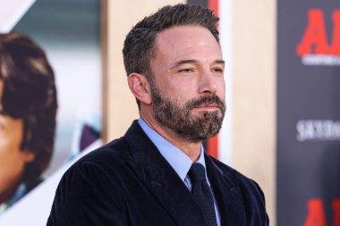 Amerikalı aktör ve film yapımcısı Ben Affleck, 27 Mart 2023 'te Westwood, Los Angeles, Kaliforniya, ABD' deki Regency Village Theatre 'da düzenlenen Amazon Stüdyolarının ve Skydance Media' nın 'Air' in dünya prömiyerine geldi.. 