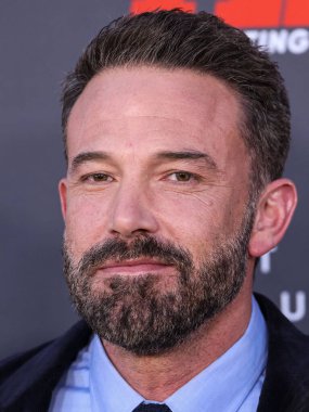 Amerikalı aktör ve film yapımcısı Ben Affleck, 27 Mart 2023 'te Westwood, Los Angeles, Kaliforniya, ABD' deki Regency Village Theatre 'da düzenlenen Amazon Stüdyolarının ve Skydance Media' nın 'Air' in dünya prömiyerine geldi.. 