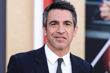 Amerikalı aktör, yönetmen, yazar ve yapımcı Chris Messina, 27 Mart 2023 'te Westwood, Los Angeles, Kaliforniya, ABD' deki Regency Village Theatre 'da düzenlenen Amazon Stüdyolarının ve Skydance Media' nın 'Air' in dünya prömiyerine geldi.. 