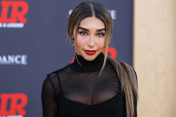 stock image Chantel Jeffries arrives at the World Premiere Of Amazon Studios' And Skydance Media's 'Air' held at the Regency Village Theatre on March 27, 2023 in Westwood, Los Angeles, California, United States.