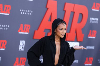 Karrueche Tran, 27 Mart 2023 'te Westwood, Los Angeles, Kaliforniya, ABD' deki Regency Village Theatre 'da düzenlenen Amazon Stüdyoları' nın Dünya prömiyerine geldi.. 