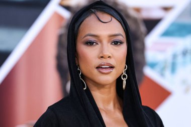 Karrueche Tran, 27 Mart 2023 'te Westwood, Los Angeles, Kaliforniya, ABD' deki Regency Village Theatre 'da düzenlenen Amazon Stüdyoları' nın Dünya prömiyerine geldi.. 