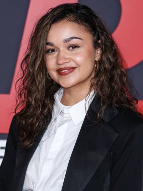 Madison Bailey, 27 Mart 2023 'te Westwood, Los Angeles, Kaliforniya, ABD' deki Regency Village Theatre 'da düzenlenen Amazon Stüdyolarının ve Skydance Media' nın 