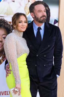 Amerikalı şarkıcı Jennifer Lopez ve kocası / Amerikalı aktör ve film yapımcısı Ben Affleck, 27 Mart 2023 'te Westwood, Los Angeles, ABD' de bulunan Regency Village Theatre 'da düzenlenen Amazon Stüdyolarının Dünya Galası' na geldiler.