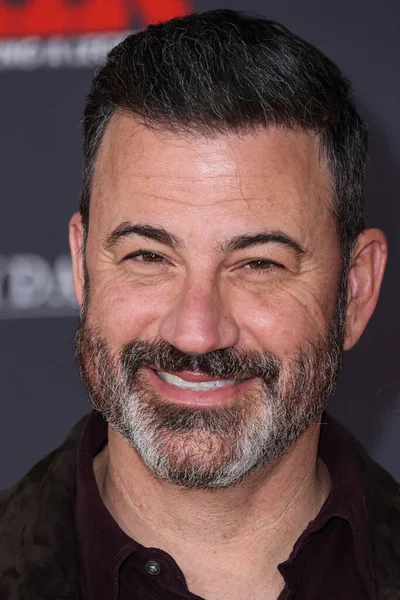 Der Amerikanische Fernsehmoderator Komiker Autor Und Produzent Jimmy Kimmel Kommt — Stockfoto