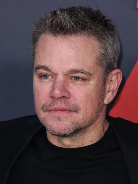 Acteur Producteur Scénariste Américain Matt Damon Arrive Première Mondiale Air — Photo