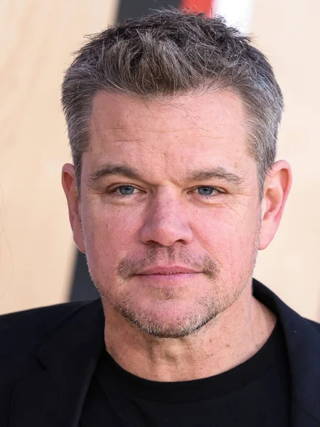 Ator Produtor Cinema Roteirista Americano Matt Damon Chega Estréia Mundial — Fotografia de Stock