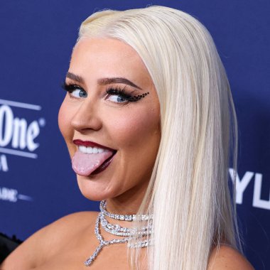 Amerikalı şarkıcı, söz yazarı, oyuncu ve televizyon kişiliği Christina Aguilera, 30 Mart 2023 'te Beverly Hilton Hotel' de düzenlenen 34. Yıllık GLAAD Medya Ödülleri 'ne geldi.. 