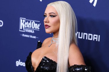 Amerikalı şarkıcı, söz yazarı, oyuncu ve televizyon kişiliği Christina Aguilera, 30 Mart 2023 'te Beverly Hilton Hotel' de düzenlenen 34. Yıllık GLAAD Medya Ödülleri 'ne geldi.. 