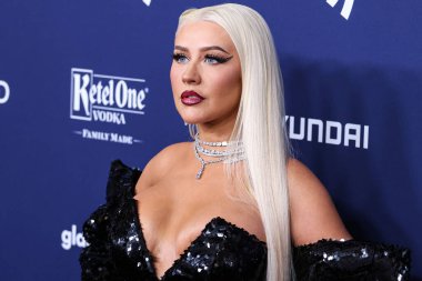 Amerikalı şarkıcı, söz yazarı, oyuncu ve televizyon kişiliği Christina Aguilera, 30 Mart 2023 'te Beverly Hilton Hotel' de düzenlenen 34. Yıllık GLAAD Medya Ödülleri 'ne geldi.. 