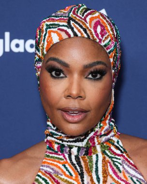 Amerikalı aktris Gabrielle Union, 30 Mart 2023 'te Beverly Hilton Hotel' de düzenlenen 34. Geleneksel GLAAD Medya Ödülleri 'ne geldi.. 