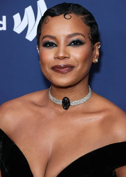 Amerikalı aktris Chante Adams (Chante Adams), 30 Mart 2023 'te Beverly Hills, Los Angeles, Kaliforniya, ABD' deki The Beverly Hilton Hotel 'de düzenlenen 34.. 