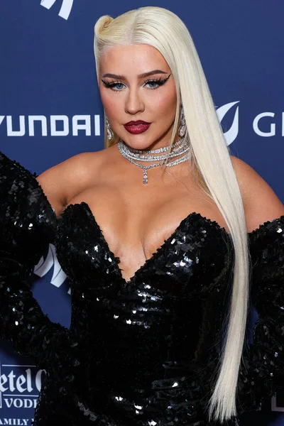 Amerikalı şarkıcı, söz yazarı, oyuncu ve televizyon kişiliği Christina Aguilera, 30 Mart 2023 'te Beverly Hilton Hotel' de düzenlenen 34. Yıllık GLAAD Medya Ödülleri 'ne geldi.. 