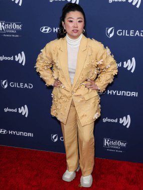 Amerikalı komedyen ve aktris Sherry Cola, 30 Mart 2023 'te Beverly Hilton Hotel' de düzenlenen 34. Yıllık GLAAD Medya Ödülleri 'ne geldi. Agenc