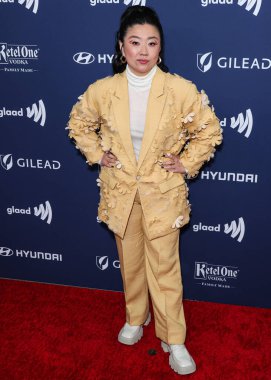 Amerikalı komedyen ve aktris Sherry Cola, 30 Mart 2023 'te Beverly Hilton Hotel' de düzenlenen 34. Yıllık GLAAD Medya Ödülleri 'ne geldi. Agenc