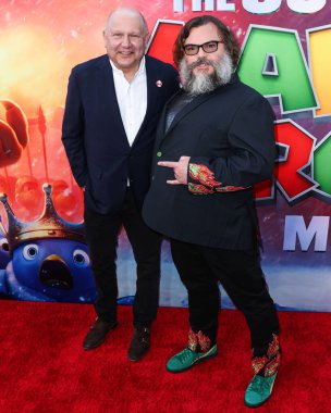 Chris Meledandri ve Jack Black, Los Angeles Universal Pictures, Nintendo And Illumination Entertainment 'ın 