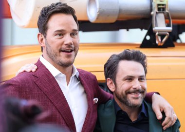 Chris Pratt ve Charlie Day, Los Angeles Universal Pictures, Nintendo And Illumination Entertainment 'ın 