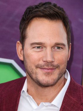 Amerikalı aktör Chris Pratt, Los Angeles Universal Pictures, Nintendo And Illumination Entertainment 'ın 