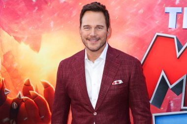 Amerikalı aktör Chris Pratt, Los Angeles Universal Pictures, Nintendo And Illumination Entertainment 'ın 