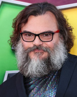 Jack Black, Los Angeles Universal Pictures, Nintendo and Illumination Entertainment 'ın 1 Nisan 2023' te Regal Cinemas LA Live & 4DX Movie 'de gerçekleştirdiği 