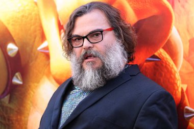 Jack Black, Los Angeles Universal Pictures, Nintendo and Illumination Entertainment 'ın 1 Nisan 2023' te Regal Cinemas LA Live & 4DX Movie 'de gerçekleştirdiği 