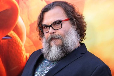 Jack Black, Los Angeles Universal Pictures, Nintendo and Illumination Entertainment 'ın 1 Nisan 2023' te Regal Cinemas LA Live & 4DX Movie 'de gerçekleştirdiği 