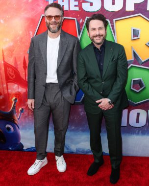 Seth Rogen ve Charlie Day, Los Angeles Universal Pictures, Nintendo And Illumination Entertainment 'ın 