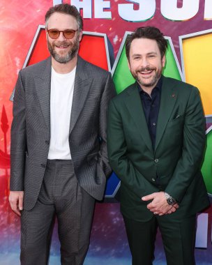 Seth Rogen ve Charlie Day, Los Angeles Universal Pictures, Nintendo And Illumination Entertainment 'ın 