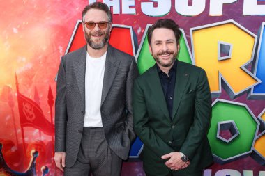 Seth Rogen ve Charlie Day, Los Angeles Universal Pictures, Nintendo And Illumination Entertainment 'ın 
