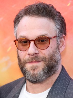  Seth Rogen, Los Angeles Universal Pictures, Nintendo And Illumination Entertainment 'ın 1 Nisan 2023' te Los Angeles 'taki Regal Cinemas LA Live & 4DX Movie' sinde yapılan 