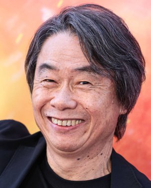  Shigeru Miyamoto, Los Angeles Universal Pictures, Nintendo And Illumination Entertainment 'ın 1 Nisan 2023' te Los Angeles 'taki Regal Sineması' nda gerçekleştirilen 