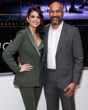 Şarkıcı Cecily Strong ve Amerikalı aktör ve şarkıcı Keegan-Michael Key Apple TV + 'Schmigadoon' a geldi! Sezon 2, Emmy FYC (Düşünceleriniz İçin) 13 Nisan 2023, Kuzey Hollywood, Los Angeles