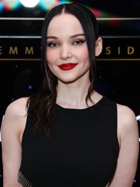 Amerikalı şarkıcı ve aktris Dove Cameron Apple TV + 'Schmigadoon' a geldi! Sezon 2, Emmy FYC (Sizin Düşünceleriniz İçin), Şaban Medya Merkezi 'nde 13 Nisan 2023 tarihinde Kuzey Hollywood, Los Angeles, Kaliforniya' da düzenlenen etkinlik.