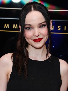 Amerikalı şarkıcı ve aktris Dove Cameron Apple TV + 'Schmigadoon' a geldi! Sezon 2, Emmy FYC (Sizin Düşünceleriniz İçin), Şaban Medya Merkezi 'nde 13 Nisan 2023 tarihinde Kuzey Hollywood, Los Angeles, Kaliforniya' da düzenlenen etkinlik.