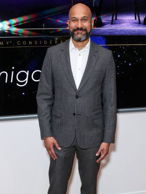 Amerikalı aktör, komedyen, Keegan-Michael Key Apple TV + 'Schmigadoon' a geldi! Sezon 2, Emmy FYC (Senin Değerlendirmen İçin), Şaban Medya Merkezi 'nde 13 Nisan 2023 tarihinde Los Angeles' ta düzenlenen etkinlik.