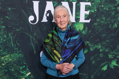 Dr. Jane Goodall 14 Nisan 2023 'te Los Angeles' taki Kaliforniya Bilim Merkezi 'nde gerçekleştirilen Apple TV + Original Series' Jane 'sezon 1' e geldi.