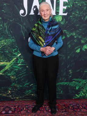 Dr. Jane Goodall 14 Nisan 2023 'te Los Angeles' taki Kaliforniya Bilim Merkezi 'nde gerçekleştirilen Apple TV + Original Series' Jane 'sezon 1' e geldi.
