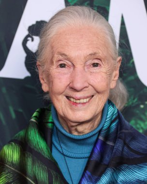 Dr. Jane Goodall 14 Nisan 2023 'te Los Angeles' taki Kaliforniya Bilim Merkezi 'nde gerçekleştirilen Apple TV + Original Series' Jane 'sezon 1' e geldi.