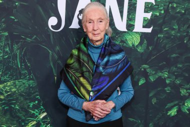 Dr. Jane Goodall 14 Nisan 2023 'te Los Angeles' taki Kaliforniya Bilim Merkezi 'nde gerçekleştirilen Apple TV + Original Series' Jane 'sezon 1' e geldi.